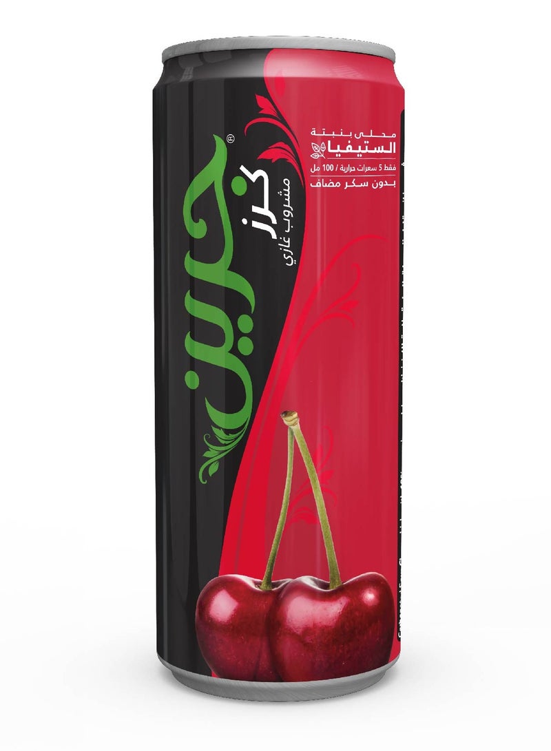 Green Cola Sour Cherry Soft Drink Can 330ml - Image 2
