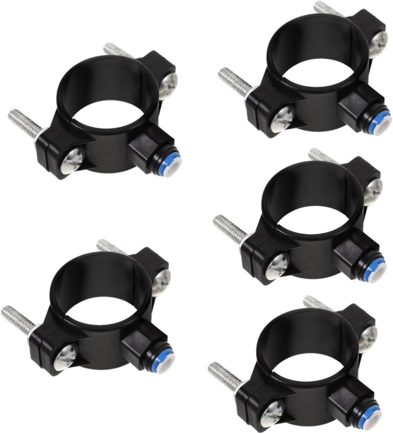 5pcs RO Water Filter Clamp Drain Saddle Valve Kit for Home Reverse Osmosis System - Image 1