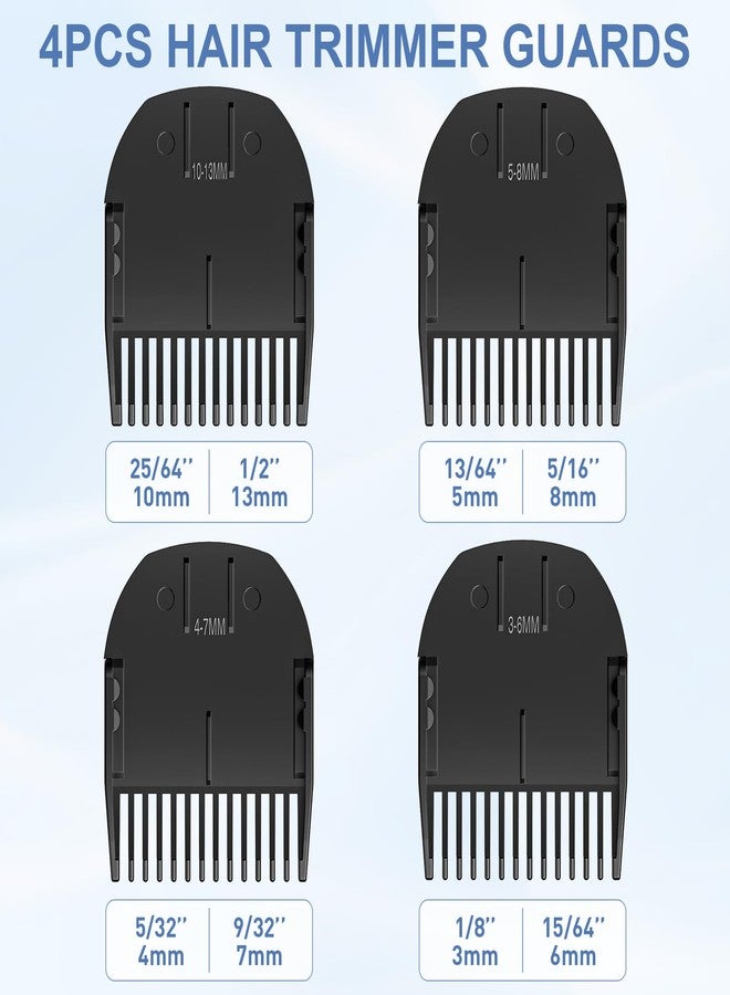 CR8GR8 Guards Compatible with Manscaped The Lawn Mower 3.0, 4 Pack 8 Cutting Lengths from 1/8"-1/2" Inch with Brush, Organizer and Bag, Guide Comb for Manscaped 3.0 Attachments - Image 3