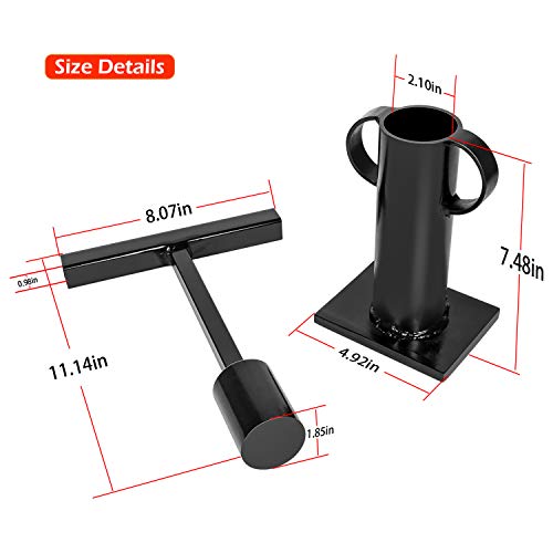 Yoursme Rock Crusher Gold Prospecting Frit Maker Glass Breaker Ore Crusher Gold Panning Mining Pulverizer Mine Prospecting Stone Rock Hound Gold Rush Heavy Duty 8.2 Pounds Weight - Image 2