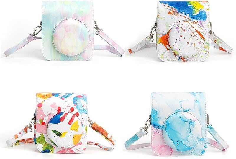 Mini12 فنان حقيبة كاميرا Catena للأولاد والبنات هدية عيد ميلاد منظم PU - Image 4