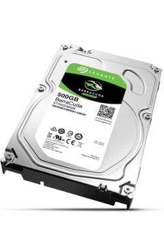 باراكودا سيجيت هارد ديسك داخلي بسعة 500 جيجابايت (7200 دورة في الدقيقة، SATA3) لون فضي، ST500DM009 من باراكودا  - Image 3