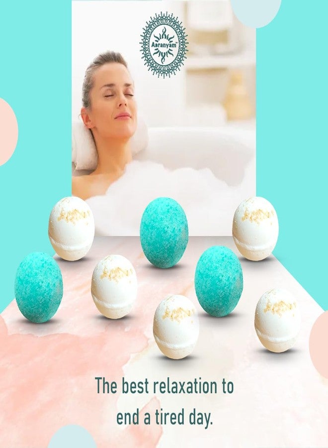 Aaranyam | Calm & Blue gifts for women Bath Bomb pack -Oats, Jasmin |Refreshing hot water bath hydrating moisturizing (75 gms each) pack of 4-wt 300 gms - Image 5