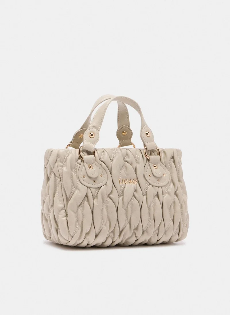 ليو جو حقيبة تسوق صغيرة مبطنة