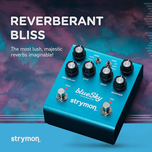 Strymon blueSky V2 Guitar Effects Pedal with Studio Quality Plate, Room and Spring Reverbs, for Electric and Acoustic Guitar, Synths, Vocals and Keyboards - Image 2