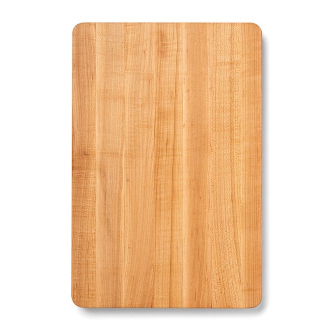 CHOPNSLICE SERIES MAPLE WOOD CUTTING BOARD WEASED CORNERS 1 THICK BUTCHER BLOCK WOODEN REVERSIBLE KITCHEN PREP CHOPPING SLAB WEDGE GRAIN CONSTRUCTION 16 X 10