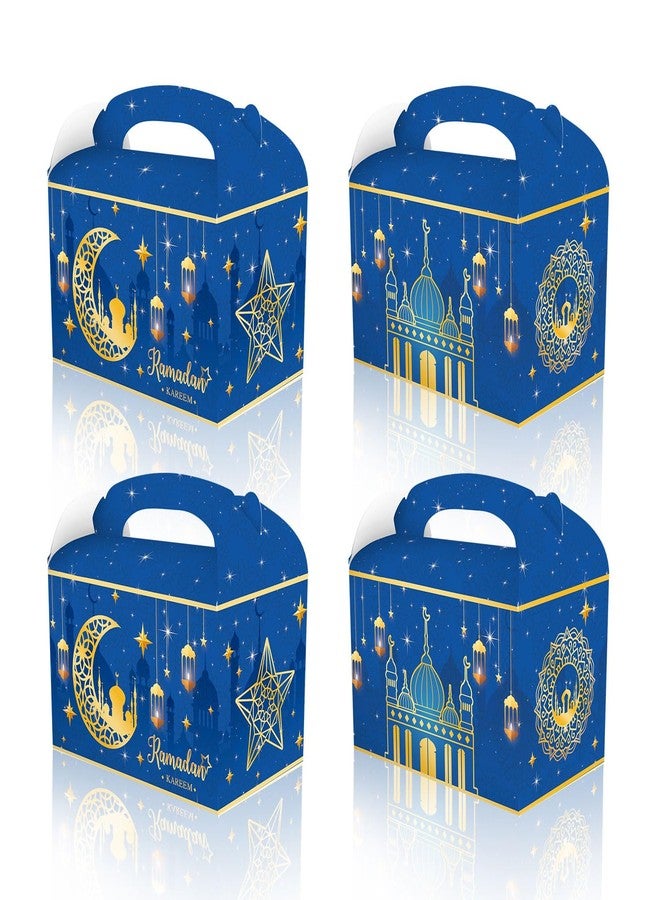 CPTBAG 12 Pack Ramadan Kareem Party Favors Boxes Castle Moon Candy Goodie Ramadan Mubarak Gift Treat Boxes for Islamic Muslim,Eid Mubarak, Birthday Party Decorations - Image 1