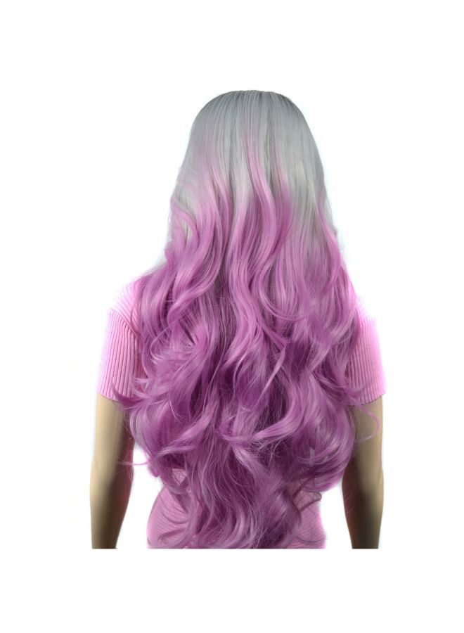 NIBEMINENT Cosplay Party Short Wavy Curly Wig Multicolour 20x5x5cm - Image 5