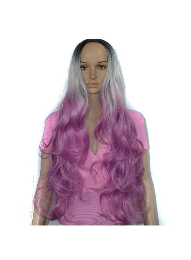 NIBEMINENT Cosplay Party Short Wavy Curly Wig Multicolour 20x5x5cm - Image 4