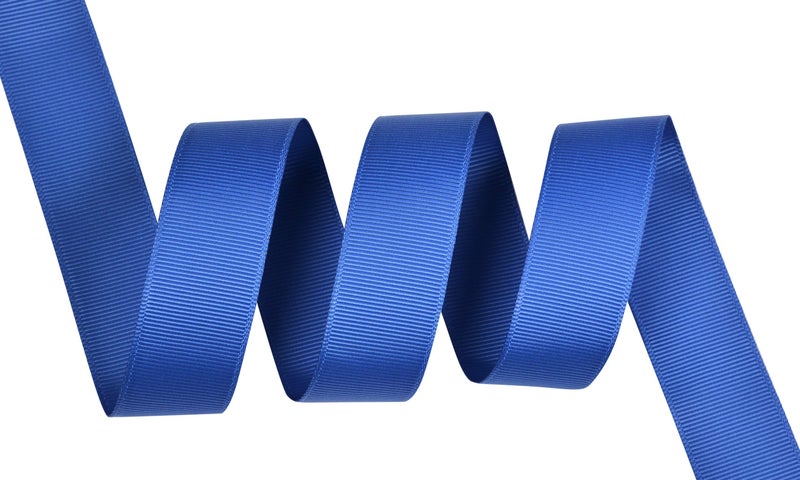 YAMA Solid Grosgrain Ribbon Roll - 1 Inch 25 Yards for Gift Wrapping Ribbons, Royal Blue - Image 4