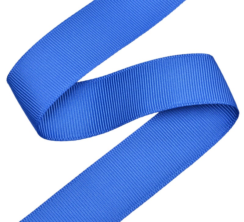 YAMA Solid Grosgrain Ribbon Roll - 1 Inch 25 Yards for Gift Wrapping Ribbons, Royal Blue - Image 3