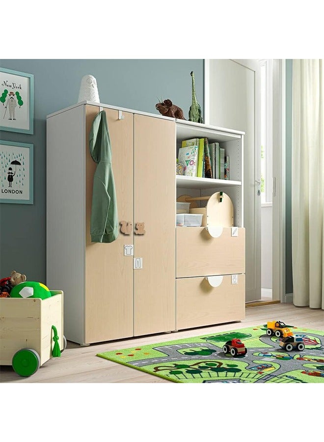 DAREU Wooden Forest Animal Cabinet Knobs (Set of 6) – Decorative Drawer Pulls & Kids Nursery Furniture Handles with Screws - Image 3