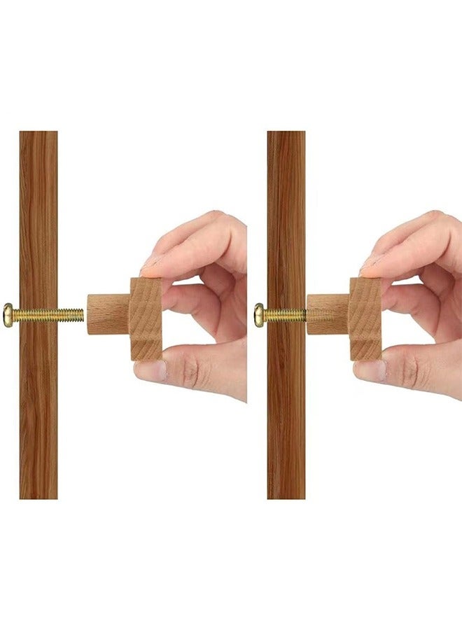 DAREU Wooden Forest Animal Cabinet Knobs (Set of 6) – Decorative Drawer Pulls & Kids Nursery Furniture Handles with Screws - Image 5