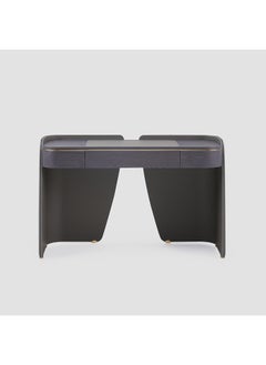 AL HUZAIFA FURNITURE Oakley Dressing Table, In Solid Ash Veneer, Upholstered With Microfiber  - Image 1