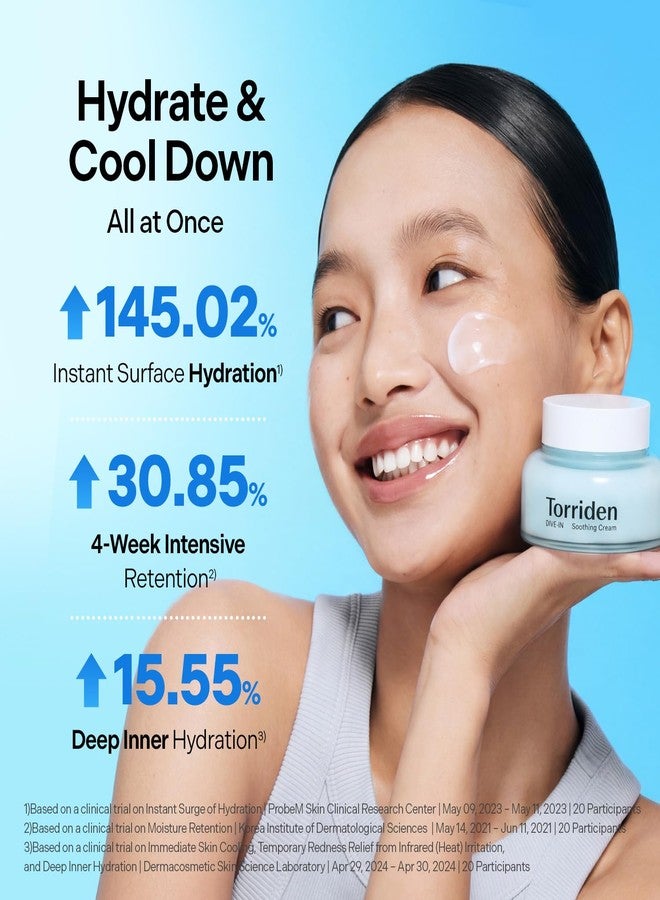 Torriden DIVE IN Hyaluronic Acid Soothing Cream 100ml (3.38 fl. oz | Revitalizing Facial Moisturizer for Sensitive and Dry Skin | Hyaluronic Acid, Panthenol, Allantoin - Image 5