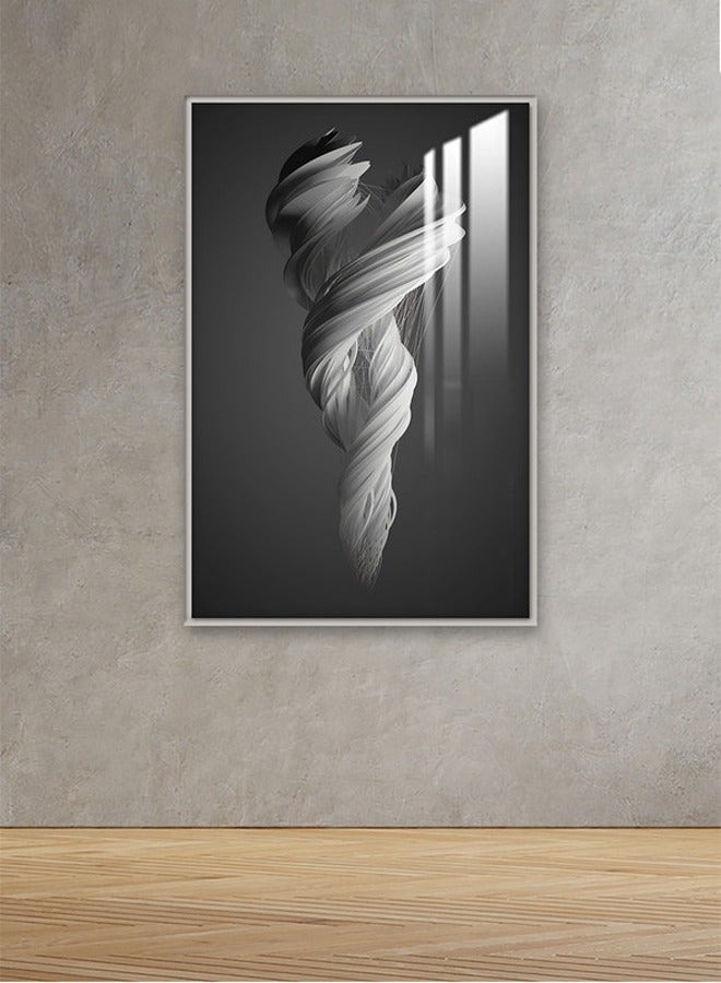 Marktna Decorative Wall Art Painting 120X80Cm With A Horse Design Black Frame And A Transparent Acrylic Layer 0.5Kg - Image 1