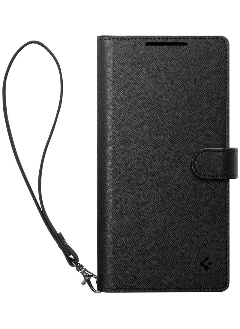 Spigen Wallet S for Samsung Galaxy S25 Ultra Case Cover Folio [7 Card Slots + Cash compartment] - Black  - Image 5