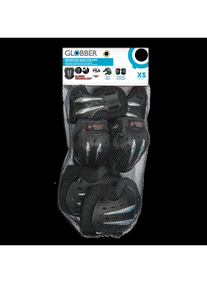 GLOBBER FILA PROTECTIVE JUNIOR SET RANGE B (S - 25-50KG) - BLACK - Image 4