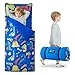 JOIEDOMI Toddler Sleeping Bag for Kids 55x30 Nap Mat with Removable Pillow and Minky Blanket for Toddler Ages 37 Roll Up Soft Kids Sleeping Bag for Boys Girls Kindergarten Daycare Sleepover - Image 3
