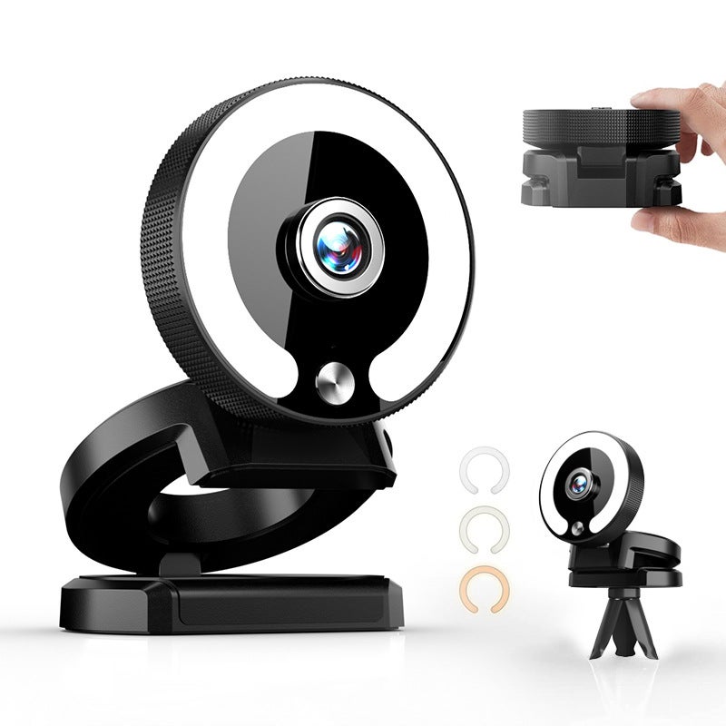 Computer Camera 1080P/2K/4K Hd Computer Live Conference Camera With Stand Webcam - Image 5