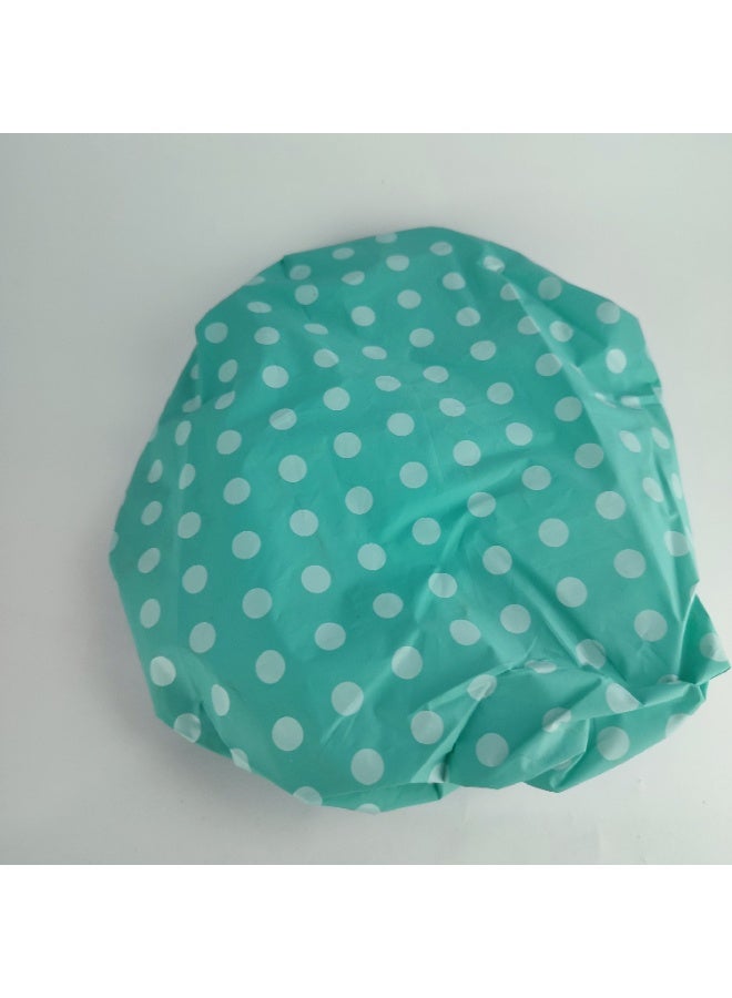 Four-Pack Water-Resistant Shower Hair Bonnet – Protects Hair from Water & Moisture - Image 4