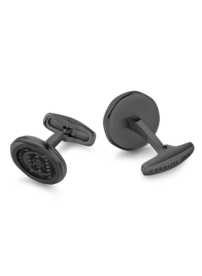 شيروتي 1881 Cufflinks for Men in Grey and Black