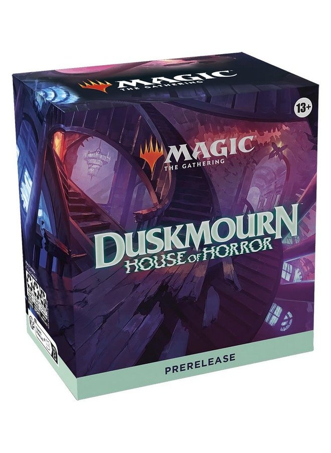 Magic the Gathering : Duskmourn: House Of Horror: Prerelease Kit - 6 Play Packs, Dice, Promos 