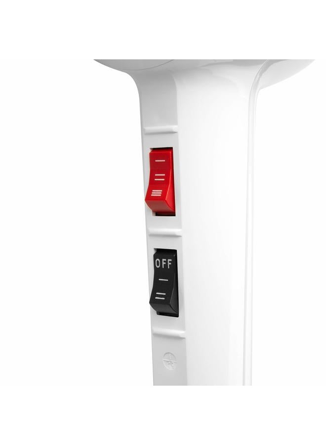 ELCHIM Classic 2001 Hair Dryer: Light 1875 Watt Quick Dry Professional Salon Blow Dryer - White - Image 4