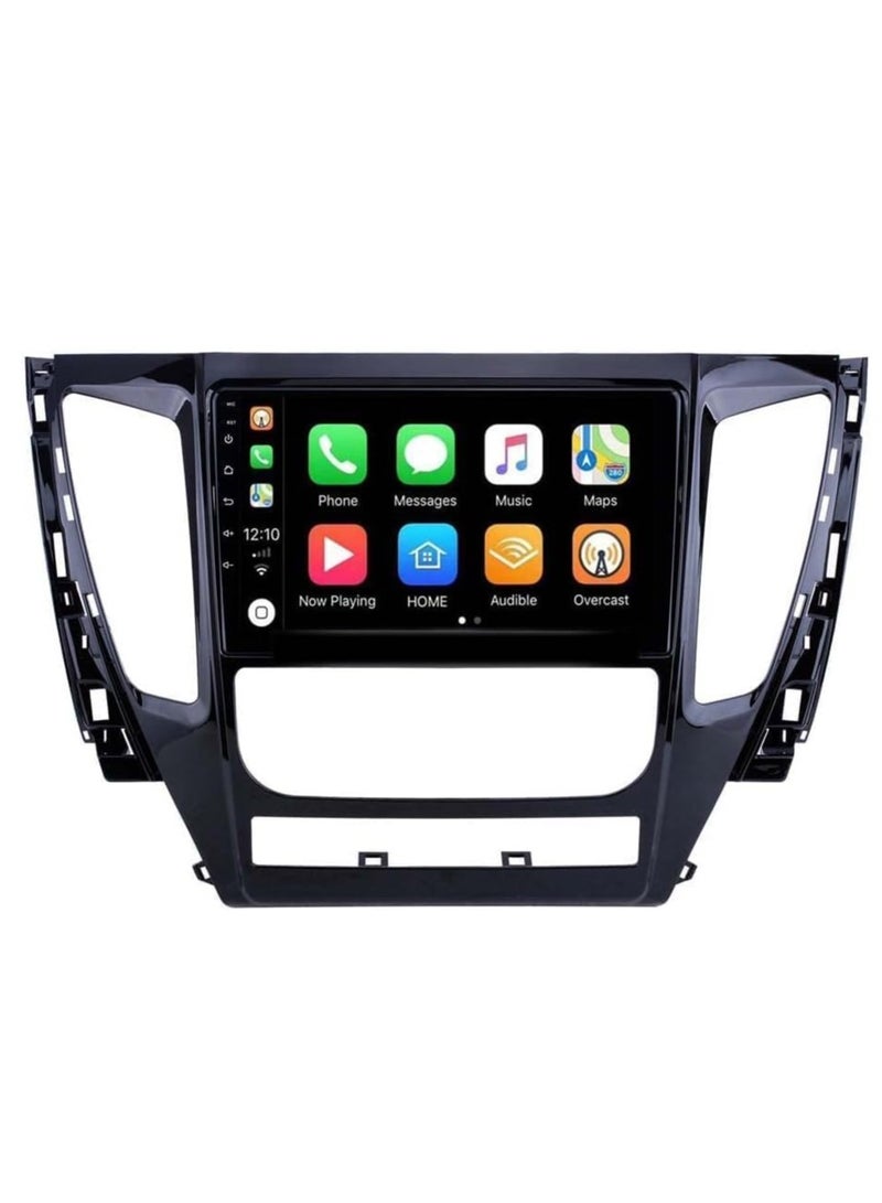 Android Car Stereo for Mitsubishi Montero Sport 2015 To 2021 4GB RAM 64GB ROM MirrorLink WiFi BT, 9 Inch 2.5D IPS Touch Screen with Backup Camera Included (4+64G With Apple Carplay) - Image 1