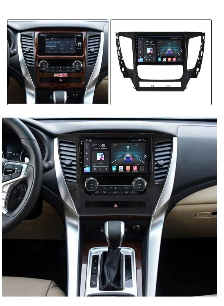 Android Car Stereo for Mitsubishi Montero Sport 2015 To 2021 4GB RAM 64GB ROM MirrorLink WiFi BT, 9 Inch 2.5D IPS Touch Screen with Backup Camera Included (4+64G With Apple Carplay) - Image 4