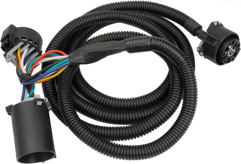 MITZONE 7-Foot 7-Pin Truck Bed Trailer Wiring Plug Harness Extension for Ford F-Series - Image 1