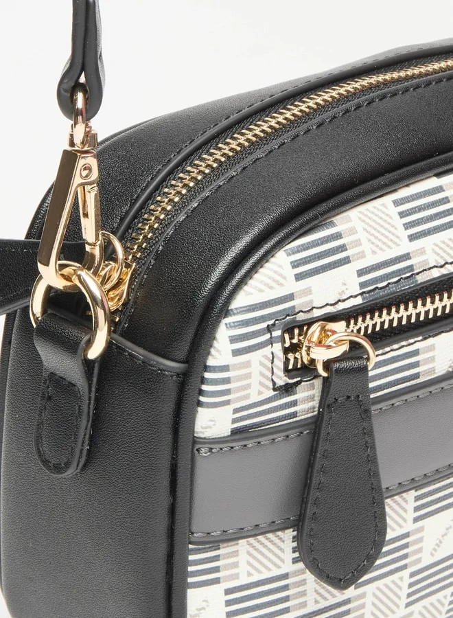 ميسي Missy Logo Detail Crossbody Bag with Detachable Strap