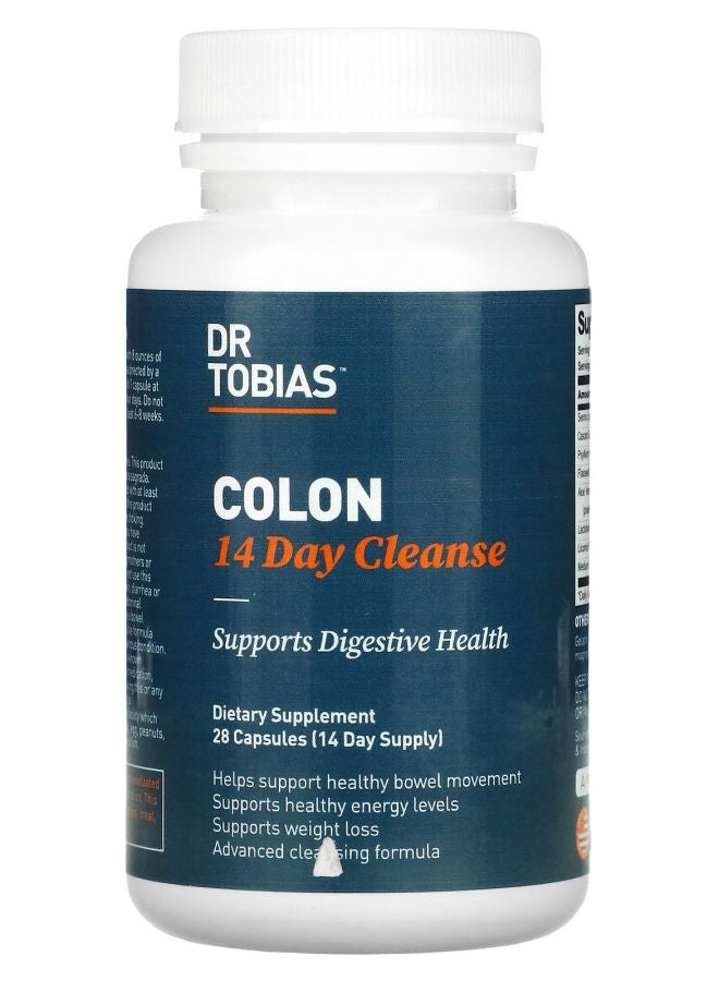 Dr. Tobias Colon 14 Day Cleanse 28 Capsules