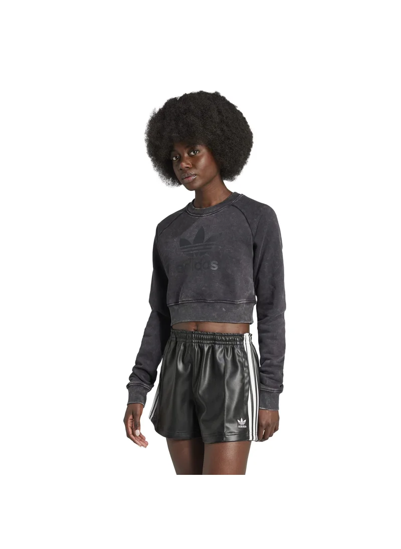 اديداس adidas WASH SWEATSHIRT Black Originals Women SWEATSHIRTS
