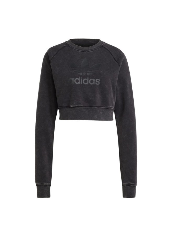Adidas adidas WASH SWEATSHIRT Black Originals Women SWEATSHIRTS  - Image 2