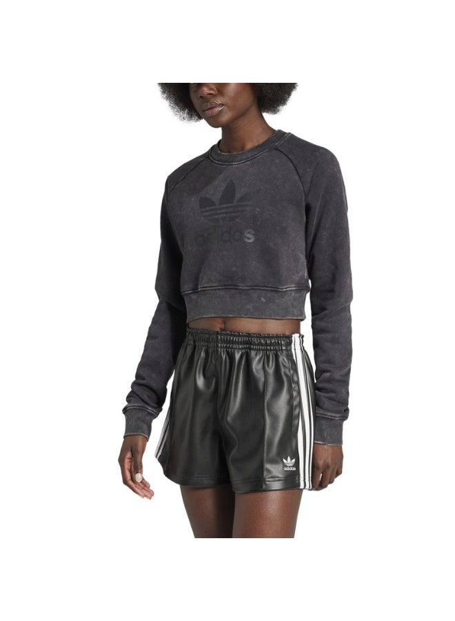 Adidas adidas WASH SWEATSHIRT Black Originals Women SWEATSHIRTS  - Image 4