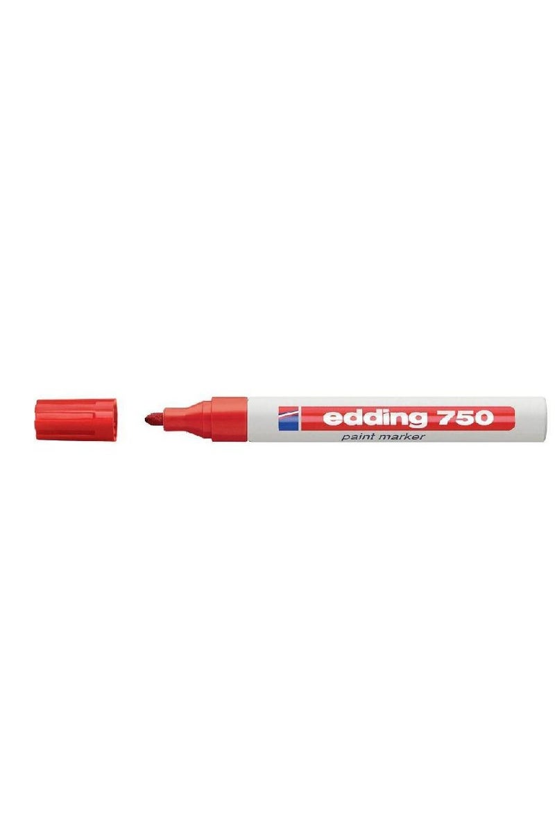 Edding 750 Paint Marker 2 - 4 mm Round Tip Red