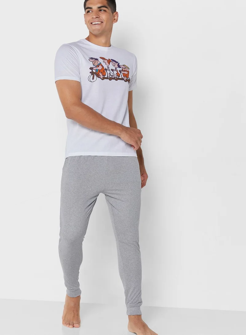 Warner Bros Flintstones Sustainable Pyjama Set