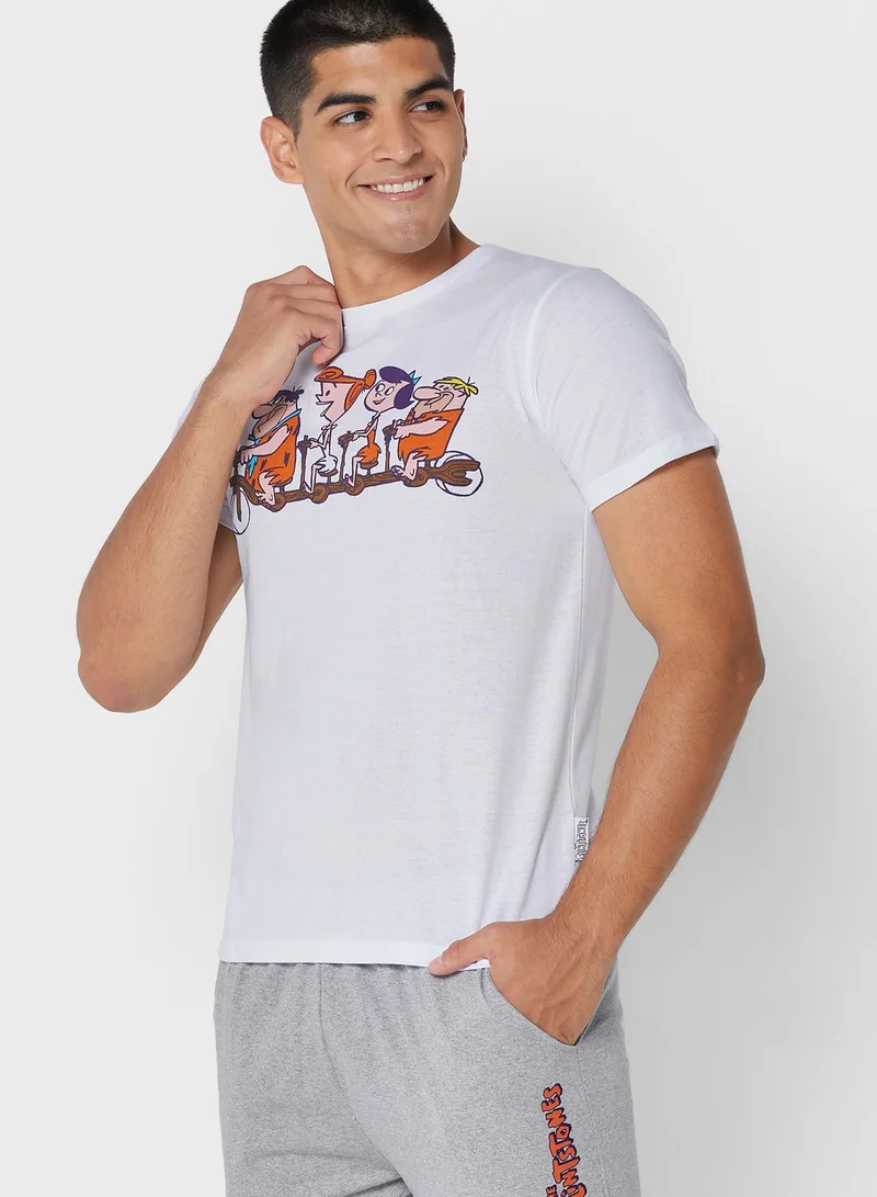 Warner Bros Flintstones Sustainable Pyjama Set