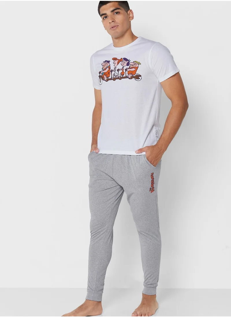 وارنر بروس Flintstones Sustainable Pyjama Set