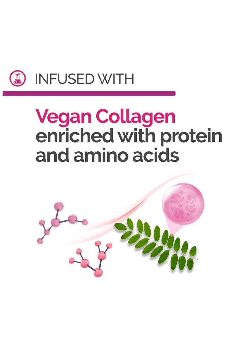 NOVEX قناع شعر نوفكس بتركيبة الكولاجين لشعر أقوى وأكثر كثافة ولمعان، 400غ/14.1 أونصة - قناع ترطيب الشعر بمكونات طبيعية، نباتي، غير مختبر على الحيوانات - Image 4