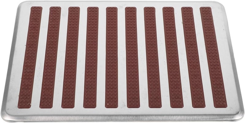 PRETYZOOM Stainless Steel Car Pedal Covers Non-Slip Foot Pedal Pads for Automatic Transmission Sturdy and Wear-Resistant Universal Fit for Cars and Trucks - Image 1