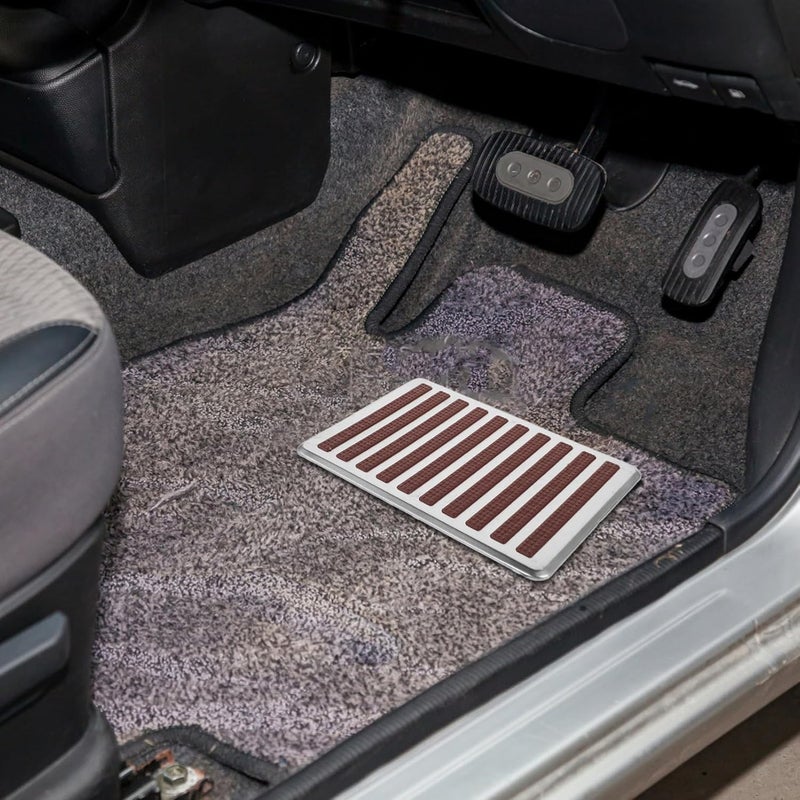 PRETYZOOM Stainless Steel Car Pedal Covers Non-Slip Foot Pedal Pads for Automatic Transmission Sturdy and Wear-Resistant Universal Fit for Cars and Trucks - Image 5