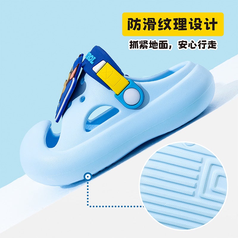 New Wangwang Team Children'S Slippers Baotou Boys And Girls Baby Non-Slip Soft Sole Middle Children'S Sandals - Image 5