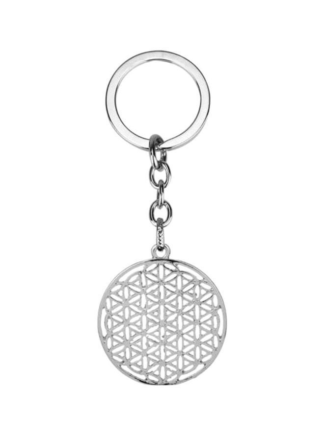 نيبمينينت سلسلة مفاتيح معدنية بتصميم مجوف ودائري