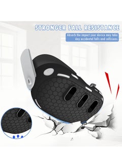 Anmi 7pcs Accessory Set for Meta Quest 3, VR Headset Shell Cover, VR Face Cover, VR Grip Sleeves, Button Rocker Caps, Lens Protective Cover, Wiping Cloth, Eye Mask, VR Accessories for Meta Quest 3  - Image 3