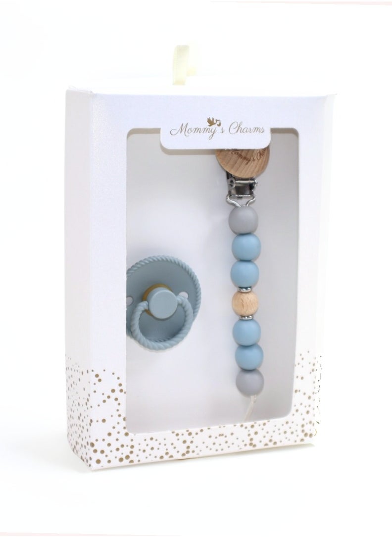 Mommy's Charms Pacifier Clip & Pacifier 