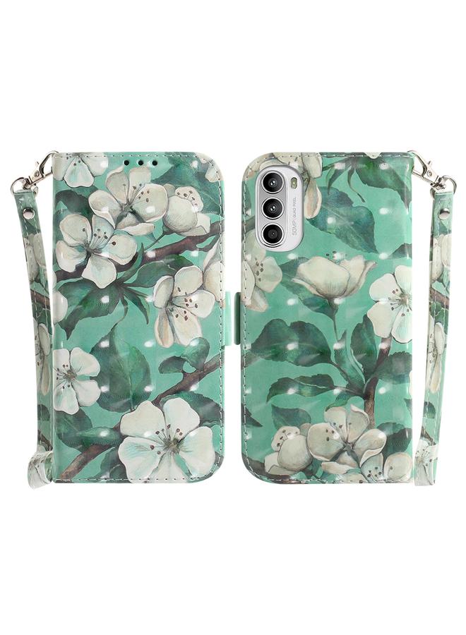 erorex Case For Motorola Moto G62 5G 3D Colored Horizontal Flip Leather Phone Case - Image 1