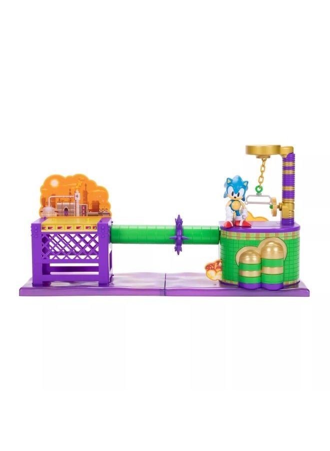 SONIC Classic Sonic The Hedgehog Oil Ocean Playset (9 Pieces) - Image 1