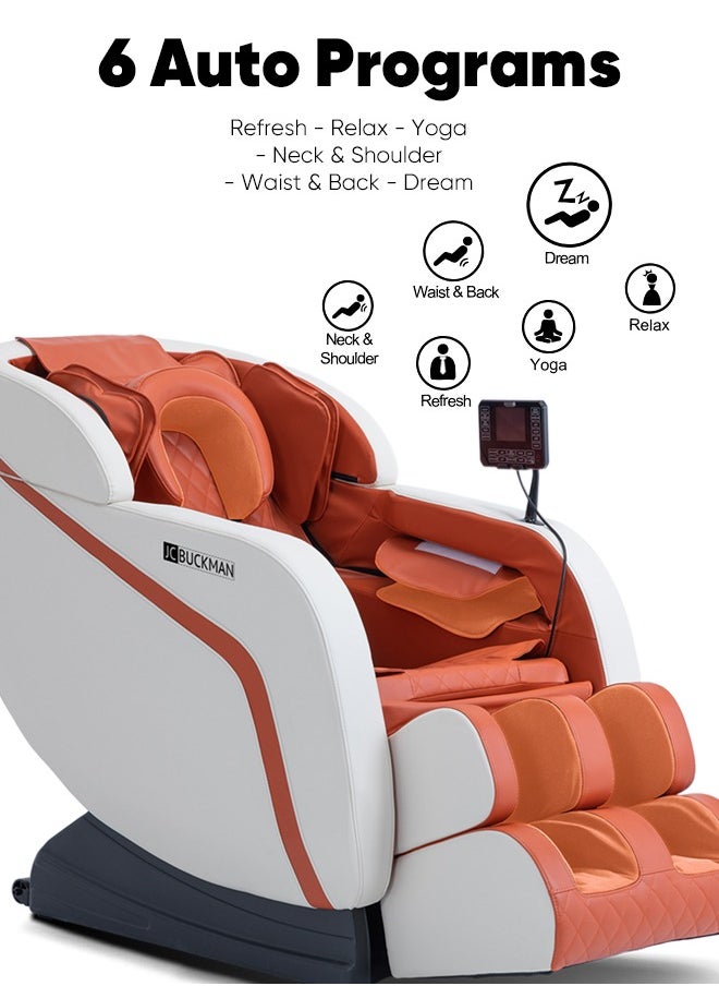 JC BUCKMAN - RefreshUs Full Body Massage Chair Recliner With 6 Auto Programs - Image 1
